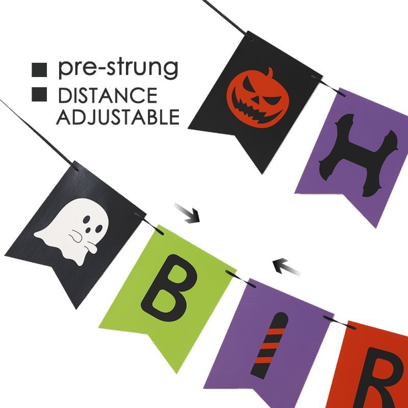 detail of Halloween banner