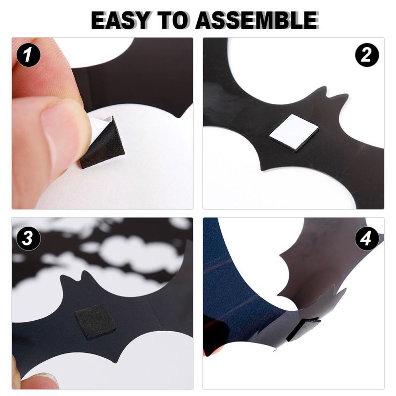 paper bats are easy to assemble