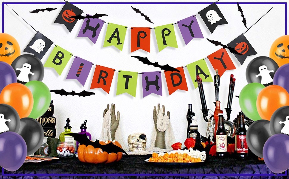 Halloween party decor