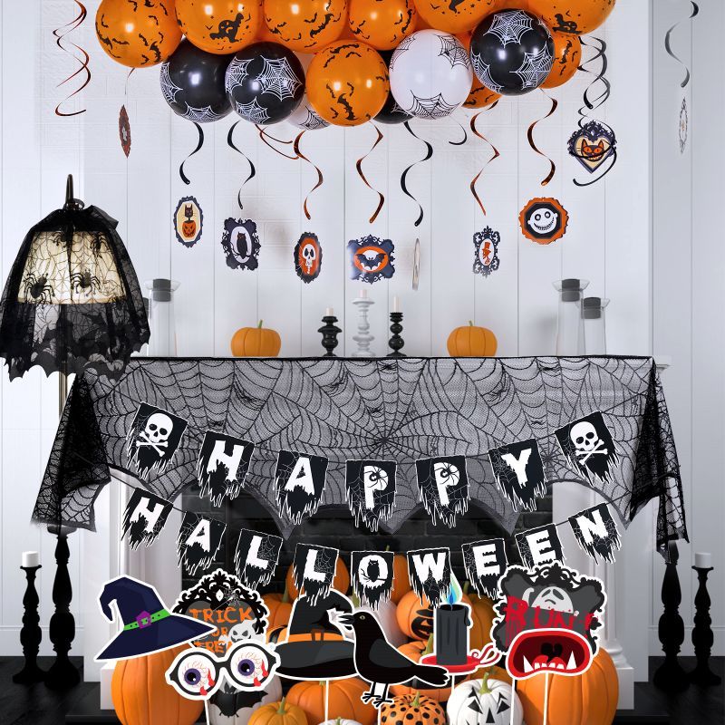 Halloween party decorations.