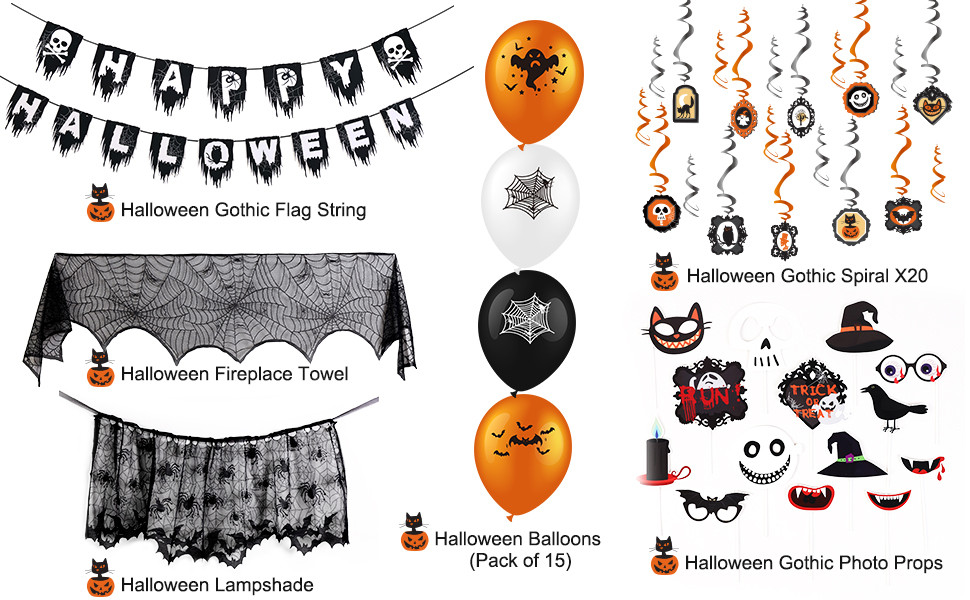 Halloween party decorations kit