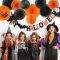 SUNBEAUTY Halloween Decoration Kit | Black Orange Halloween Party Decorations Wholesale