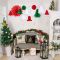 Christmas Party Hanging Decorations | Paper Honeycomb Tree, Ball, Bell & Hat Honeycomb Decorations