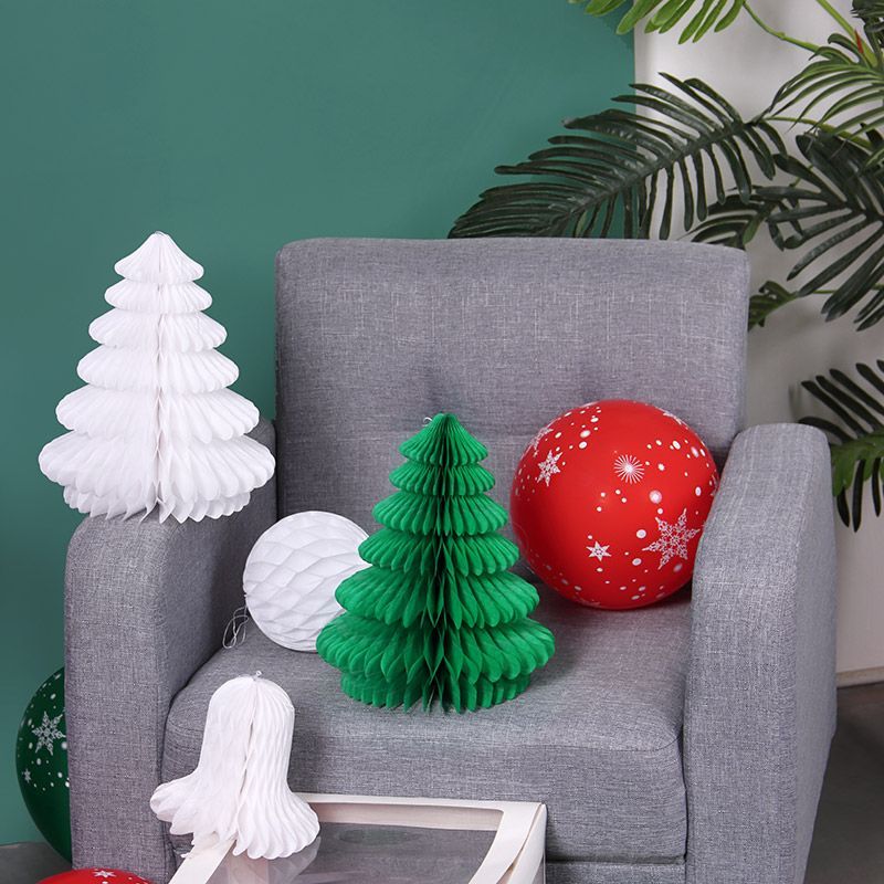 Christmas Tree Honeycomb Decorations