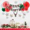 Christmas Party Hanging Decorations | Paper Honeycomb Tree, Ball, Bell & Hat Honeycomb Decorations