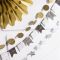 Christmas Hanging Decorations | Red Gold White Paper Fan Decorations Wholesale