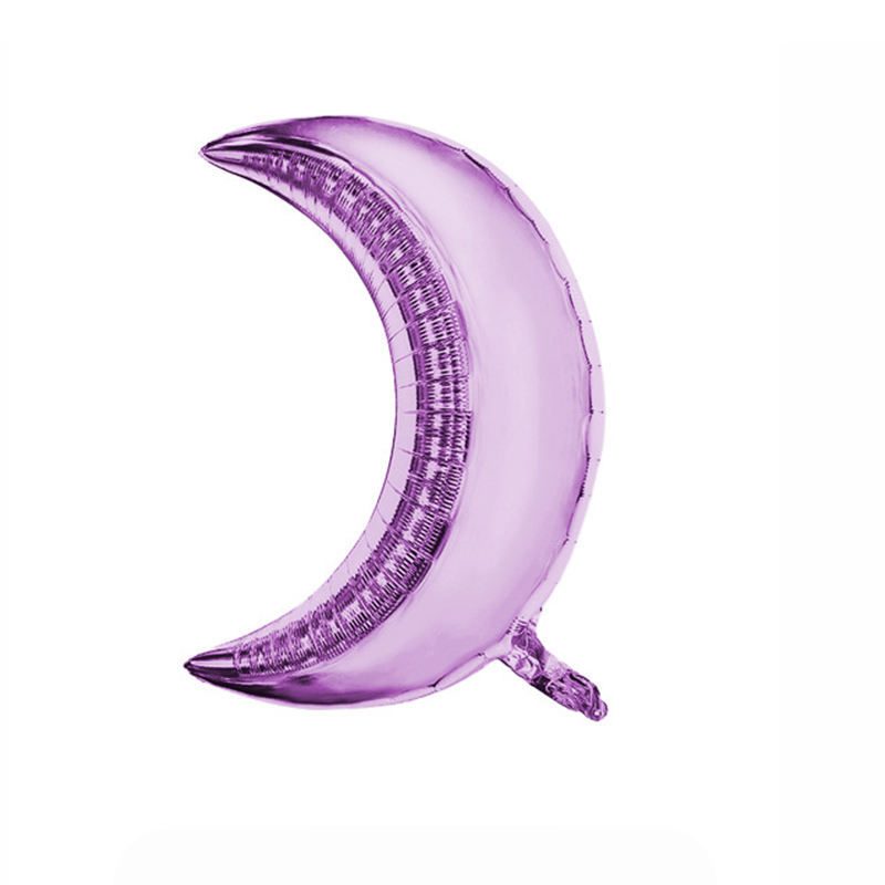 purple  Moon Foil Balloons