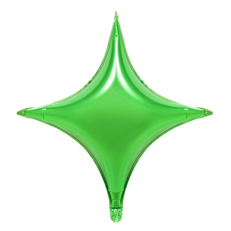 green Star Foil Balloons 