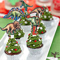 Dino Themed Party Cake Decorations