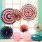4th of July Decorations Paper Fan | American Independence Day Decorations Party Decor Supplies