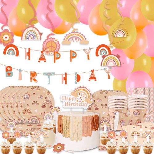 boho rainbow party decorations China boho rainbow party decorations