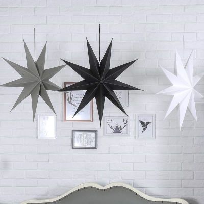 Christmas Paper Star Decorations Wholesale | 3pcs Folding Stars | Christmas Star Decorations