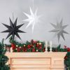 Christmas Paper Star Decorations Wholesale | 3pcs Folding Stars | Christmas Star Decorations
