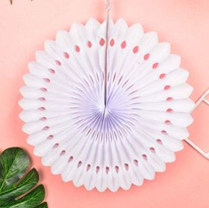 Wholesale Merry Christmas Paper Hanging Decorations Paper Fans Kit for Christmas Party
