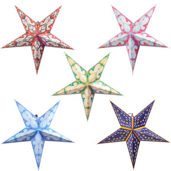 Paper Star Lantern Decorations | Wedding Birthday Christmas Hanging Decorations Wholesale