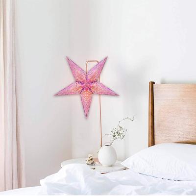 Paper Star Lamp Lampshade GalaxyArts - Queen (Blue Pink, Medium) - Paper Star Lantern