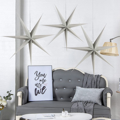 Customized Paper Star Lanterns | Paper Star Decorations for Christmas Party