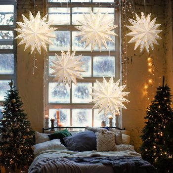 Customized Paper Snowflake Lanterns | Christmas Decorations Supplier | Paper Decorations Wholesale