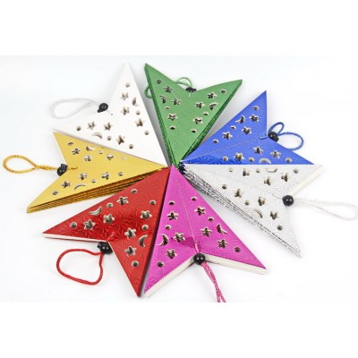 12 Inch Christmas Decorations 3D Laser Hollow Paper Star Lanterns for Party Decoration