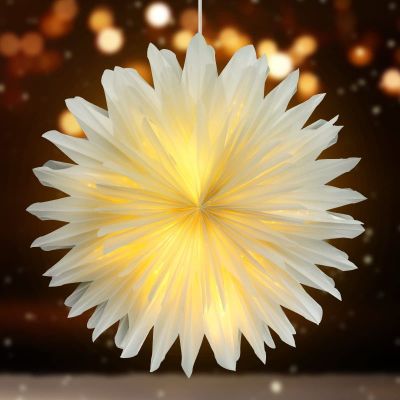Paper Snowflake Lantern | Christmas Party Supplies | Christmas Paper Decorations Wholesale