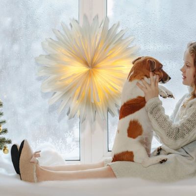 Paper Snowflake Lantern | Christmas Party Supplies | Christmas Paper Decorations Wholesale