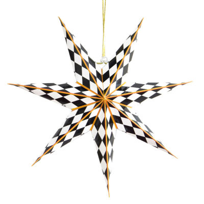 Customize Christmas 7 Pointed Stars Home Decoration Paper Star Lantern for Party Decorations