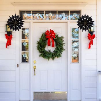 3D Black Gold 18-Pointed Paper Star Lanterns | Christmas Hanging Party Decorations Manufacturer