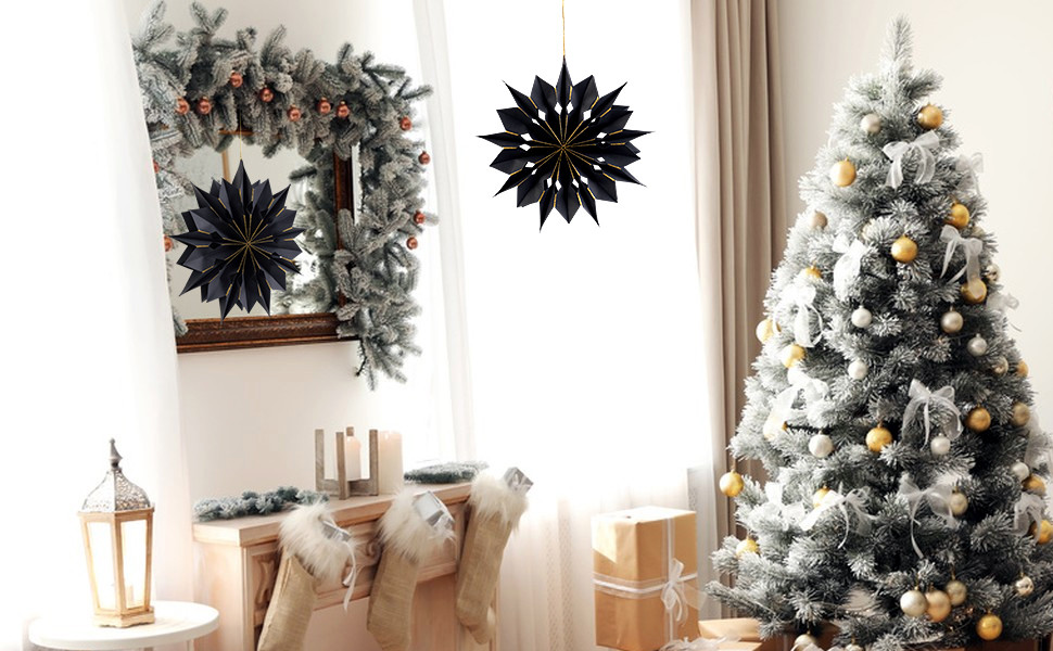 Étoile de Noël en papier