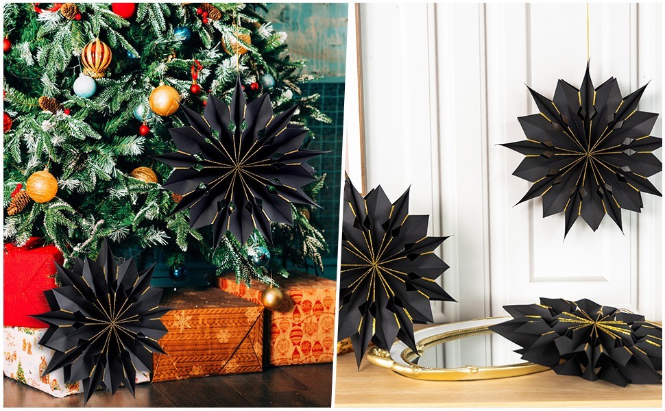 Étoile de Noël en papier