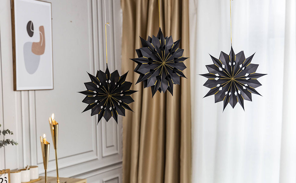 Étoile de Noël en papier
