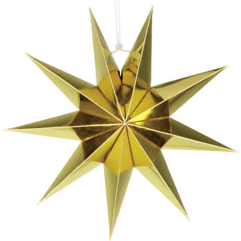 9 Point Paper Star Christmas Explosion Paper Star Lantern for Party Decorations