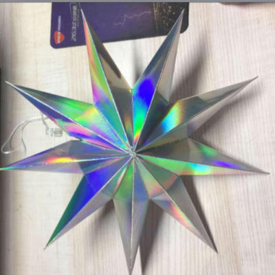 9 Point Paper Star Christmas Explosion Paper Star Lantern for Party Decorations