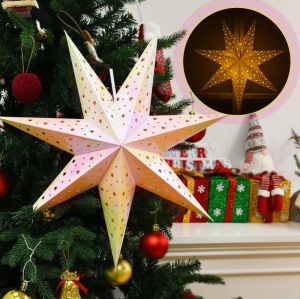 Custom Paper Star Lights Decorations | Paper Star Lanterns for Christmas Party Decorations