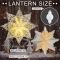 Personalized Christmas Snowflake Paper Star Lanterns Wholesale