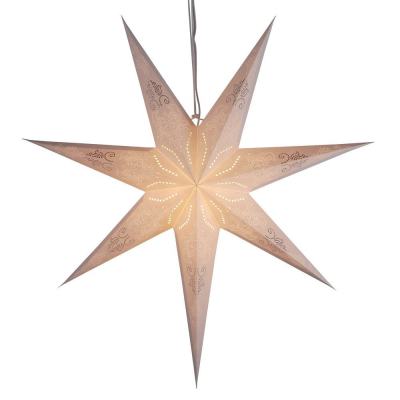 Sunbeauty Folding Christmas Decoration Lights Hanging Paper Star Lantern for Party Decorations