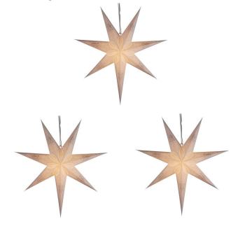 Sunbeauty Folding Christmas Decoration Lights Hanging Paper Star Lantern for Party Decorations