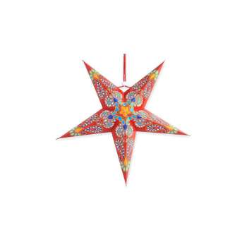 Customize Colorful 3D Hanging stars DIY Handicraft 3D Paper Star Lantern Lamp for Party Decorations