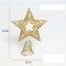 Christmas Tree Top Star Decoration Love Elk Pentagram New Iron Pentagram