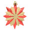 4pcs New 16 Pointed Star Pendant Christmas Tree Pendant Painted Star Decoration Props