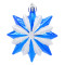 4pcs New 16 Pointed Star Pendant Christmas Tree Pendant Painted Star Decoration Props