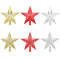 Christmas Decoration Five-pointed Star Tree Top Star Decorations Props Plastic Hollow Five-pointed Star