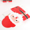 Lovely Red Christmas Eve Christmas Wrapping Gift Box Santa Claus Portable Paper Bag