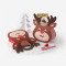 Cute Portable Christmas Paper Gift Box Wholesale Elk Candy Cartoon Gift Box