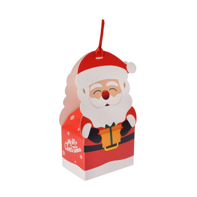 Christmas Gift Cartoon Tree Box Wholesale Christmas Apple Colorful Cute Shaped Paper Candy Boxes