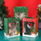 New Open Santa Bag Christmas Gift Bag Kraft Hand-held Paper Gift Bag