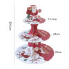 Christmas Dessert Paper Cake Stand Decoration Wedding Party Supplies Paper Santa Claus 3 Tier Cake table