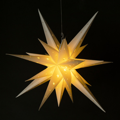 Étoile lumineuse 3D décorative | Fournisseur de décorations de Noël étoile de Noël LED 23 pouces