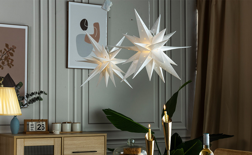 lumières d'étoile menées
