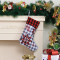 Wholesale Family Christmas Tree Pendant Plaid Socks Stockings Children's Christmas Gift Bag With Cute Pattern