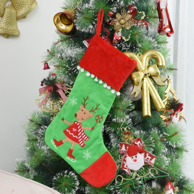 Christmas Socks Family Christmas Tree Pendant Stockings Children's Christmas Gift Bag